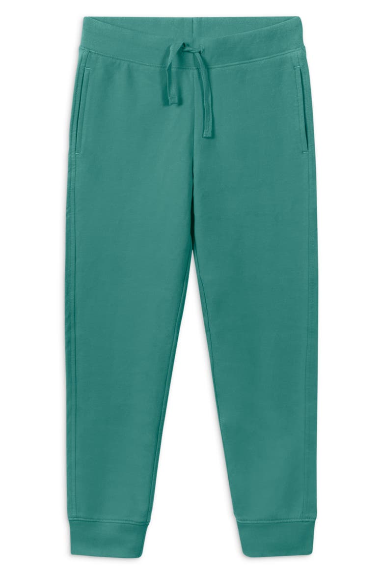 Kids' French Terry Joggers, Main, color, SUNWASHED TEAL