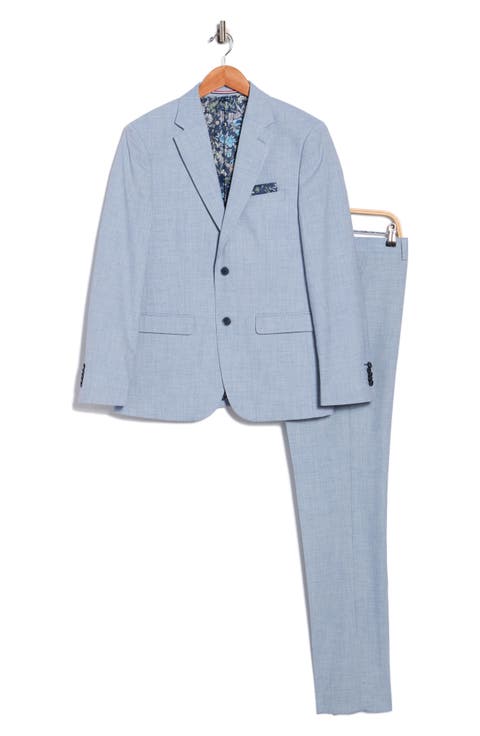 Two Button Linen Suit