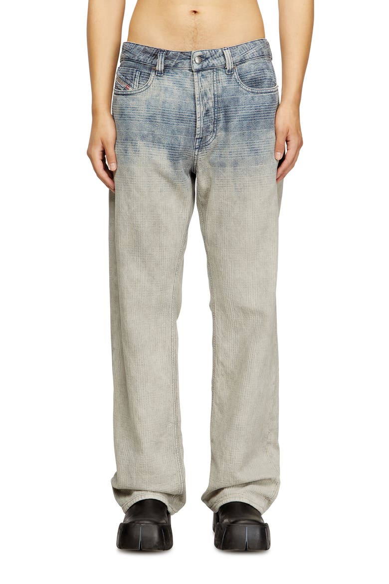 19080 D-Eeper Relaxed Straight Leg Jeans, Main, color, DENIM