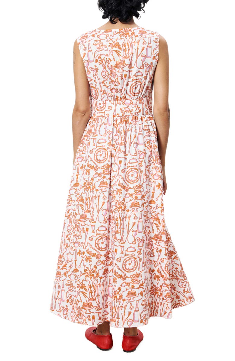 FRNCH Paulonie Sleeveless Sundress, Alternate, color, Set Table