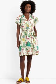 Trina Turk Zandy Flamingo Fizz Voile Dress