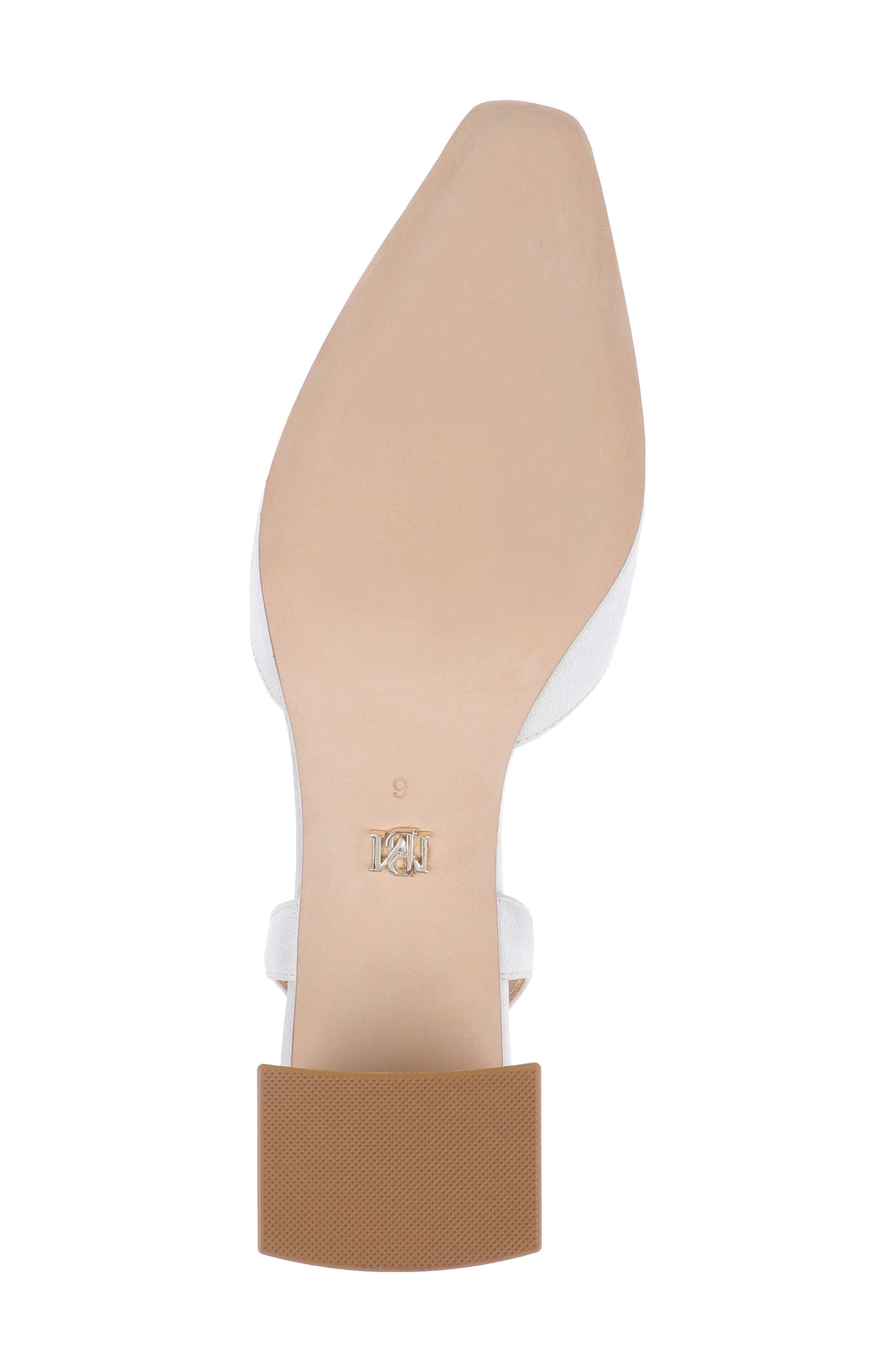 Badgley Mischka Collection Yaneli Slingback Pump, Alternate, color, White Crepe