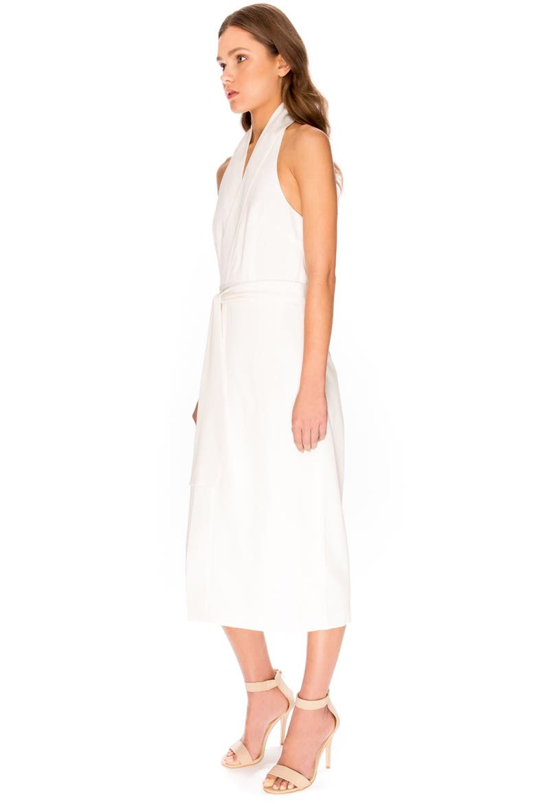 'White Shadow' Wrap Dress, Alternate, color, IVORY