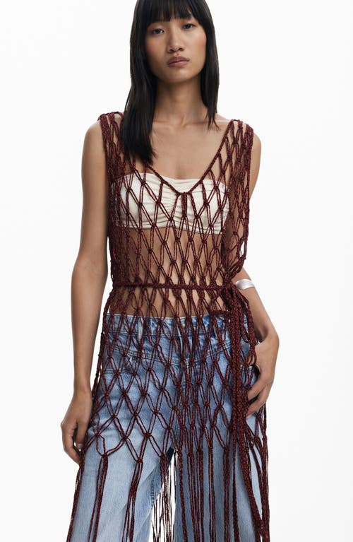 Desigual Sleeveless Open Kit Cover-up Dress