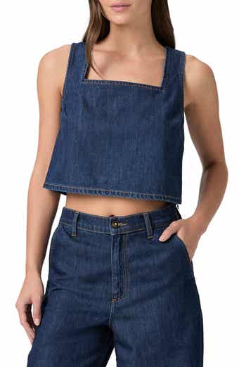 PAIGE Aelita Crop Denim Jacket