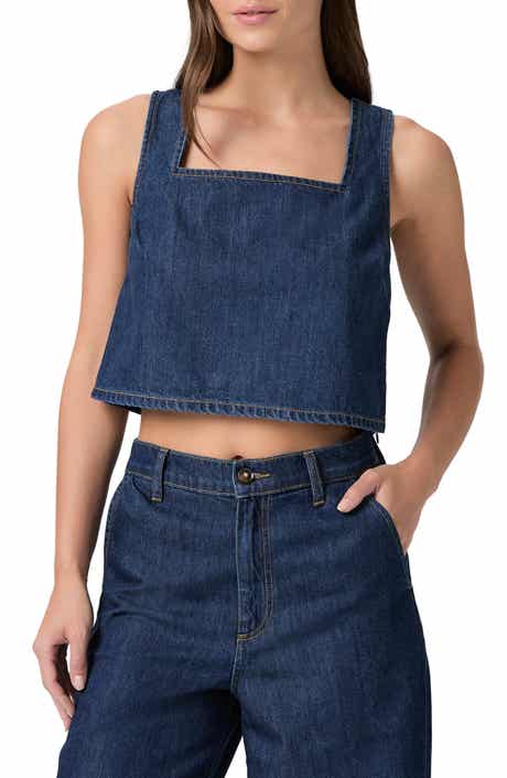 PAIGE Aelita Crop Denim Jacket