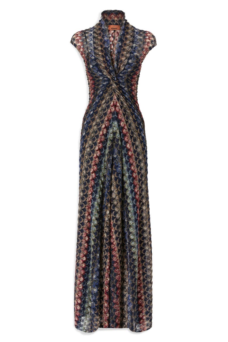Metallic Sleeveless Maxi Dress, Alternate, color, SMSPV