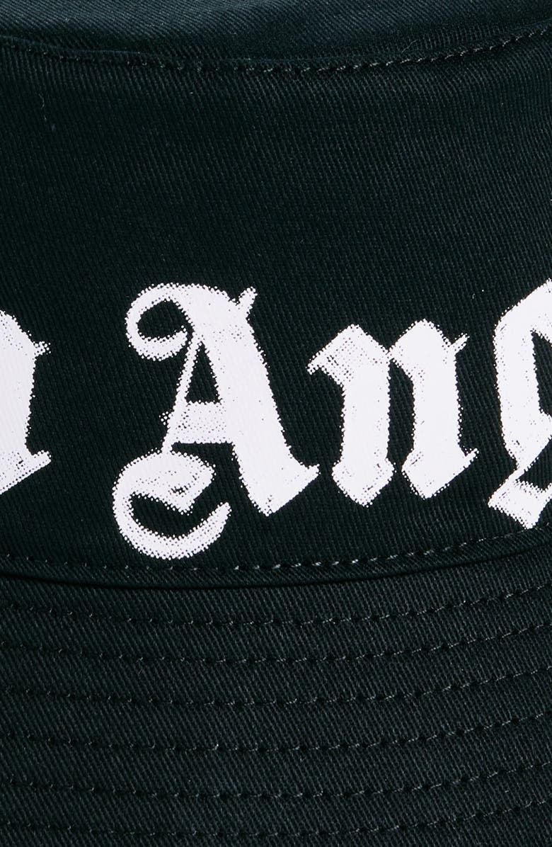 Palm Angels Logo Bucket Hat, Alternate, color, 