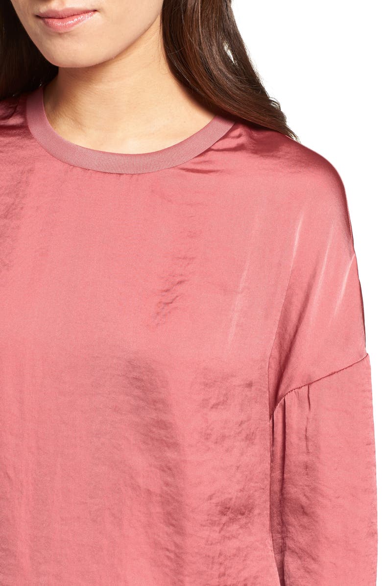 BP. Satin Sweatshirt, Alternate, color, 