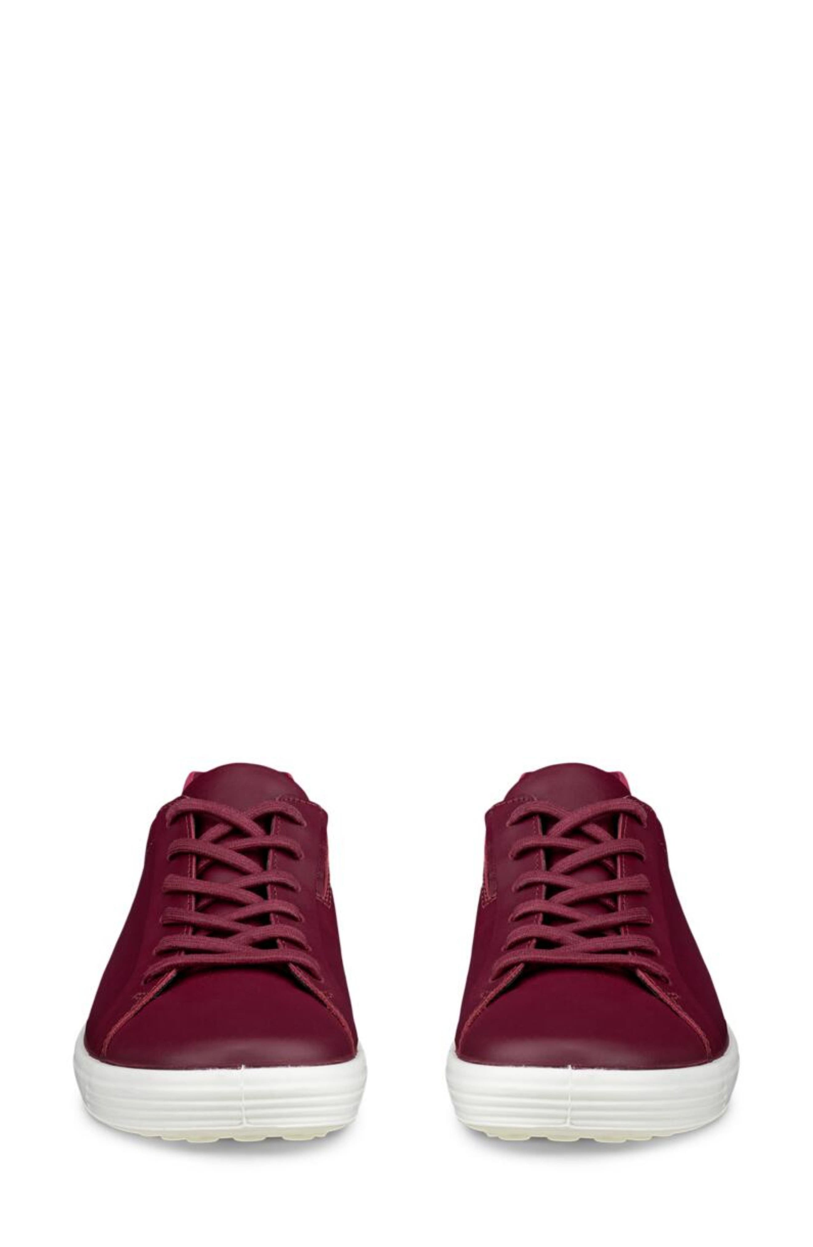 Soft 7 Sneaker, Alternate, color, DARK RUBY/RED PLUM