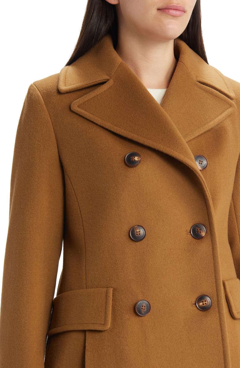 Fleurette Ali Wool Peacoat, Alternate, color, Vicuna