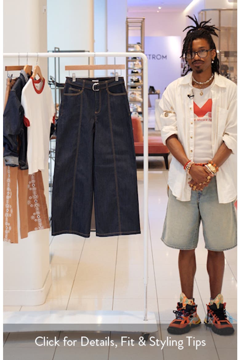 Madi Crop Wide Leg Jeans video