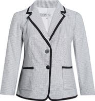 KASPER Framing Two-Button Jacket
