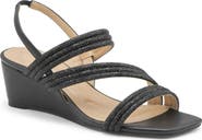 Adrienne Vittadini Alanis Embellished Wedge Sandal