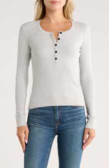rag & bone Essie Ribbed Henley
