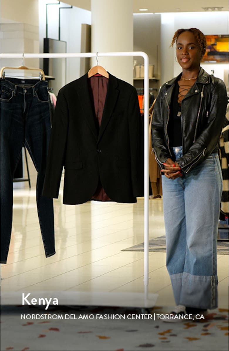 Textured Slim Fit Suit Jacket, sales video thumbnail