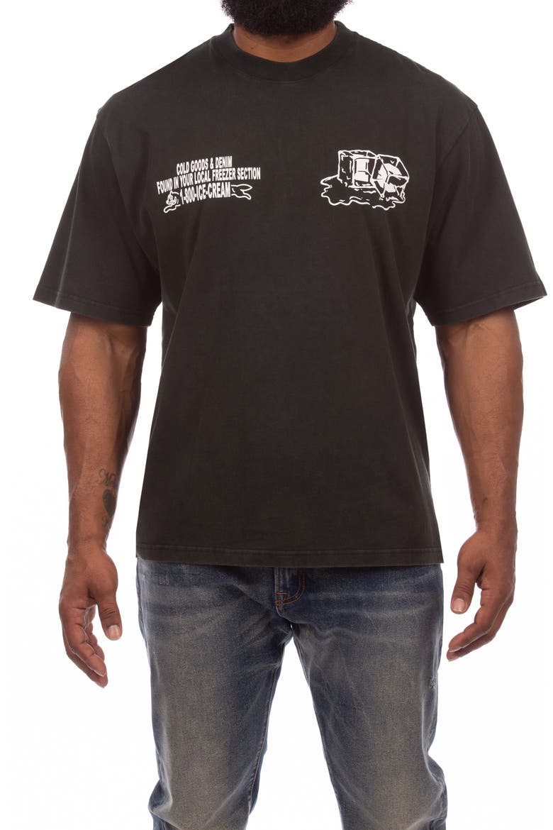 Freezer Graphic T-Shirt, Main, color, JET SET