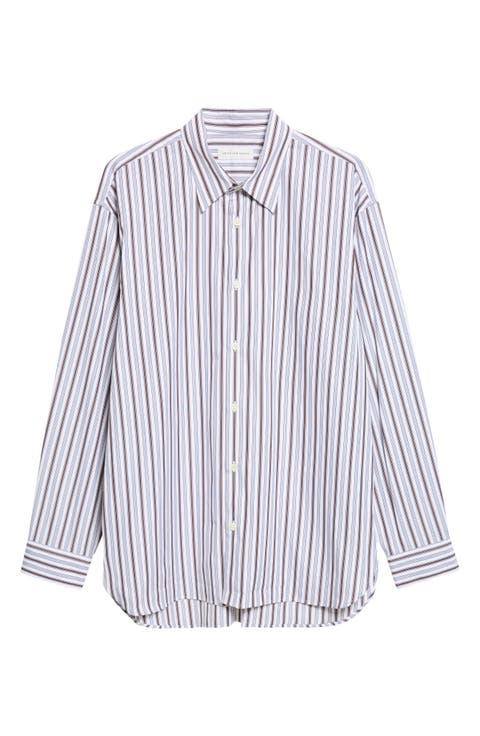 Croom Stripe Button-Up Shirt