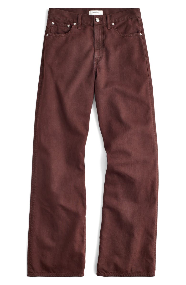 Madewell The Ultimate Wide Leg Airy Denim Jeans, Main, color, Burnt Cocoa