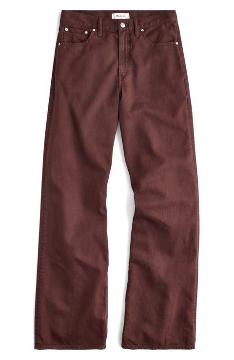 The Ultimate Wide Leg Airy Denim Jeans (Burnt Cocoa) (Petite)