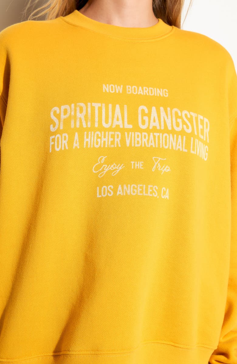 Spiritual Gangster Trip La Brea Cotton Sweatshirt, Alternate, color, 