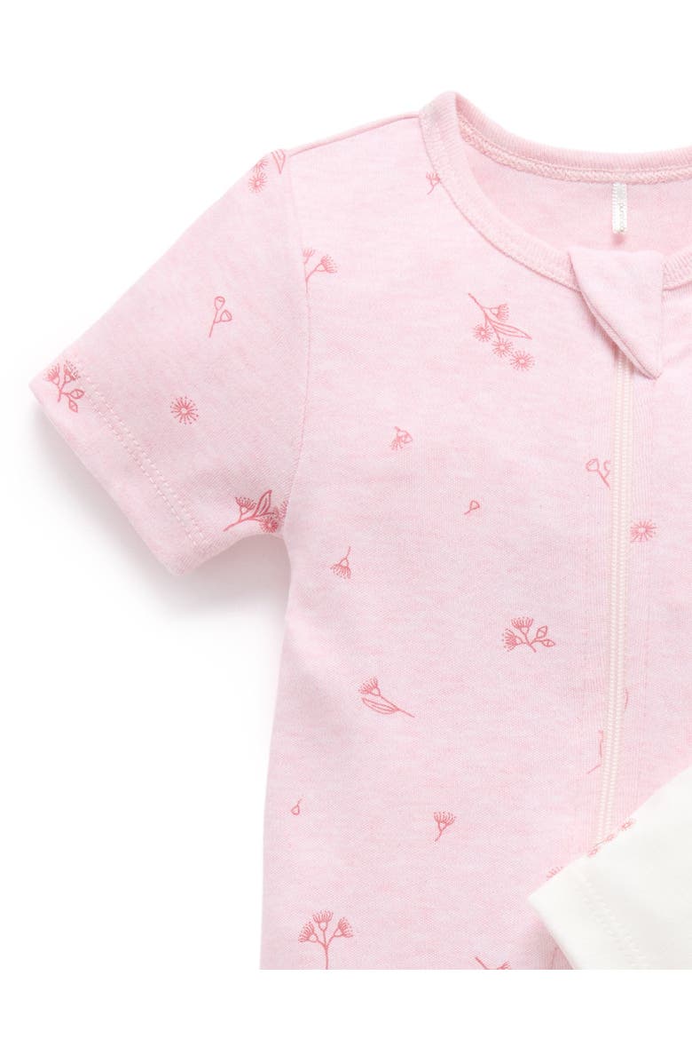 2 Pack Short Zip Romper, Alternate, color, Pale Pink Blossom Pack