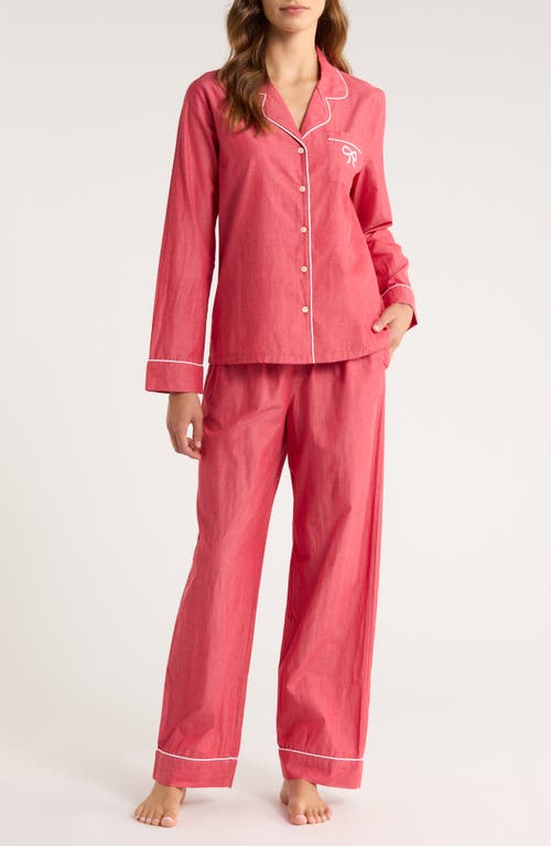 Nordstrom Classic Cotton Pajamas In Pink