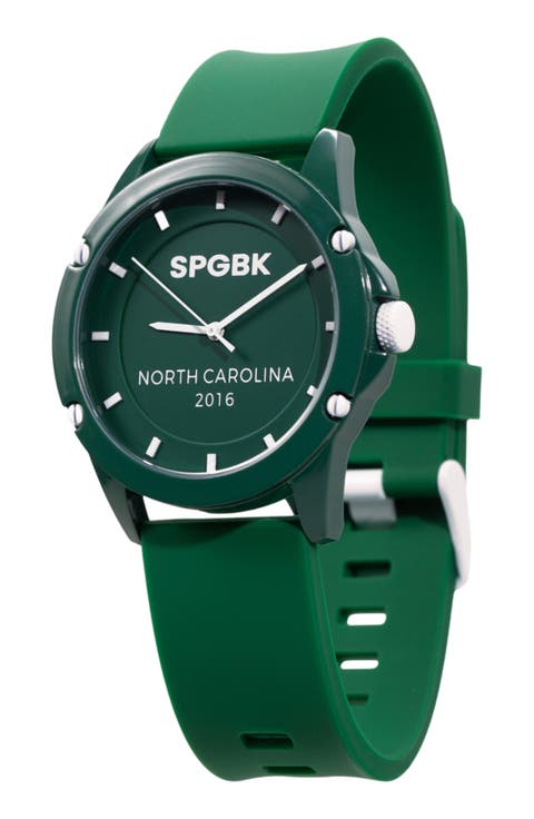 Mistletoe Silicone Strap Watch, 44mm