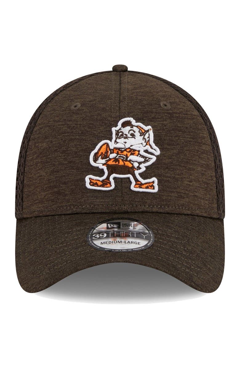 New Era Men's New Era  Brown Cleveland Browns Gridiron Classics 39THIRTY Flex Hat, Alternate, color, 