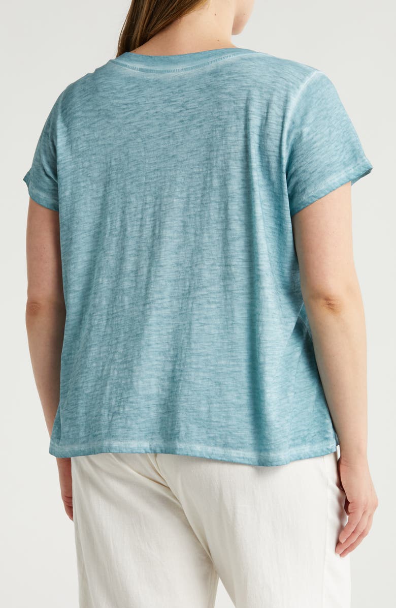 Eileen Fisher Organic Cotton V-Neck T-Shirt, Alternate, color,