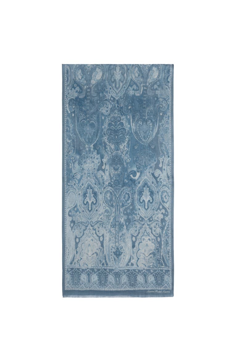 Paisley Oversized Oblong, Alternate, color, Blue