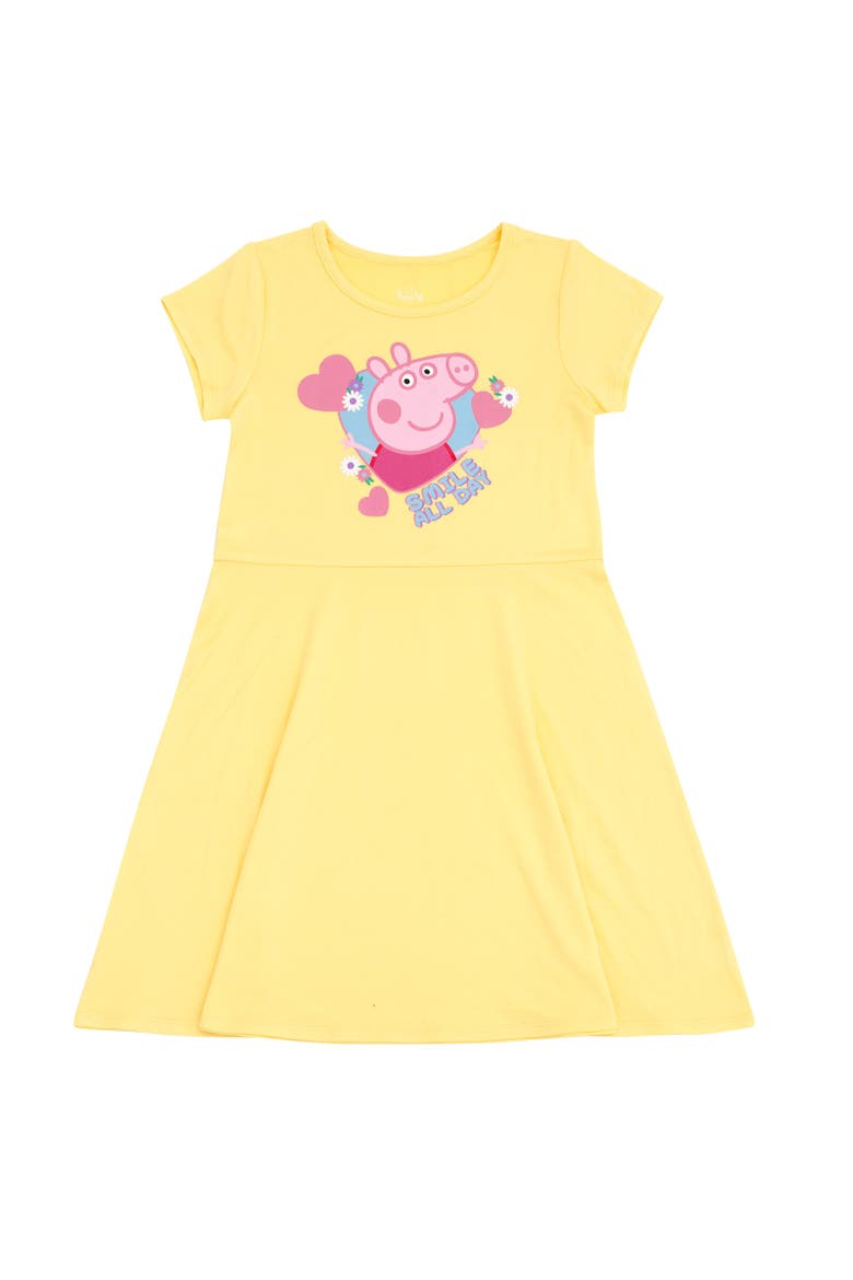 2-Pack Short Sleeve Dress, Alternate, color, Blue / Yellow