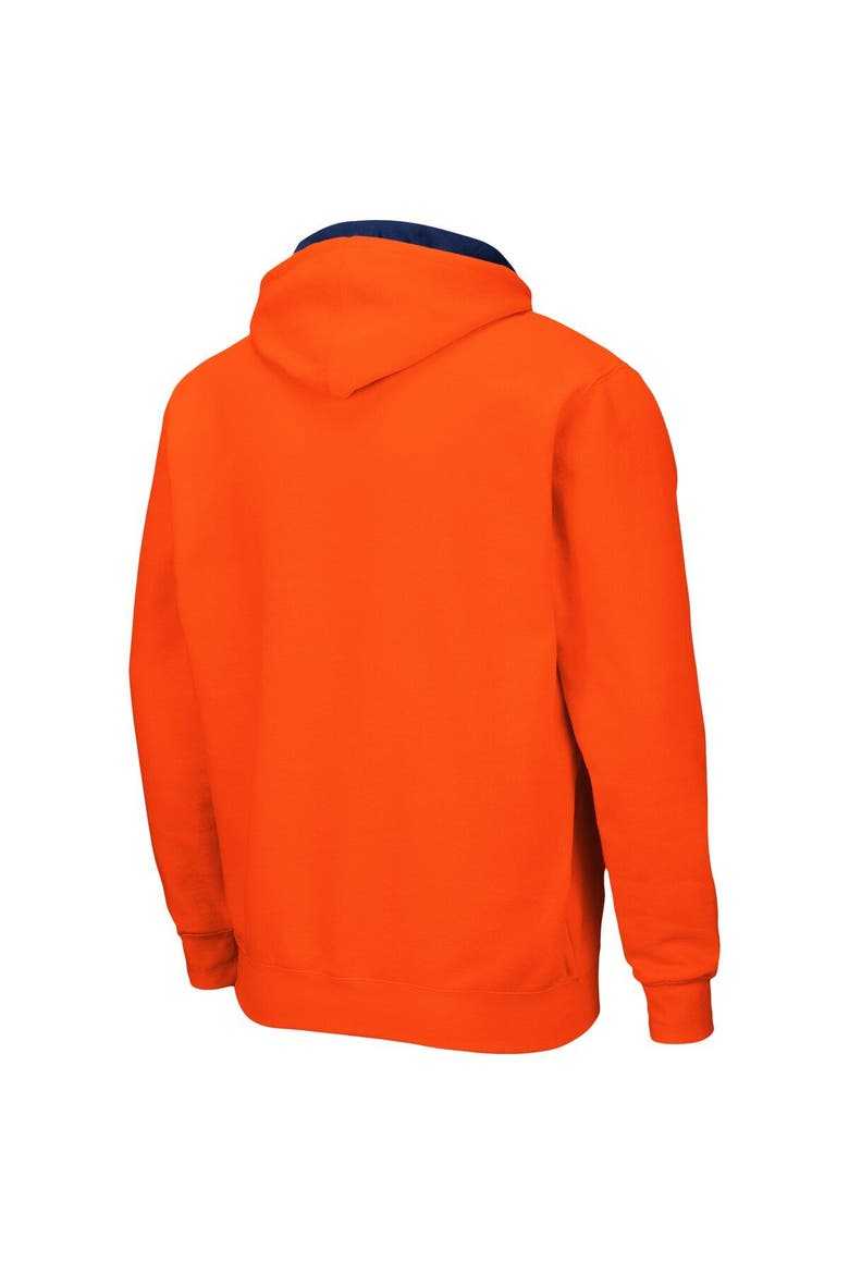 Men's Colosseum Orange Virginia Cavaliers Arch & Logo 3.0 Full-Zip Hoodie, Alternate, color, Orange