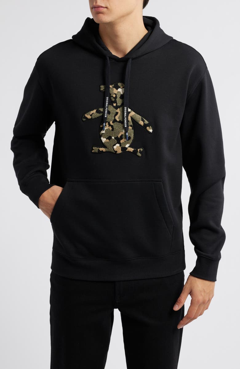 Original Penguin Fleece Hoodie, Main, color,