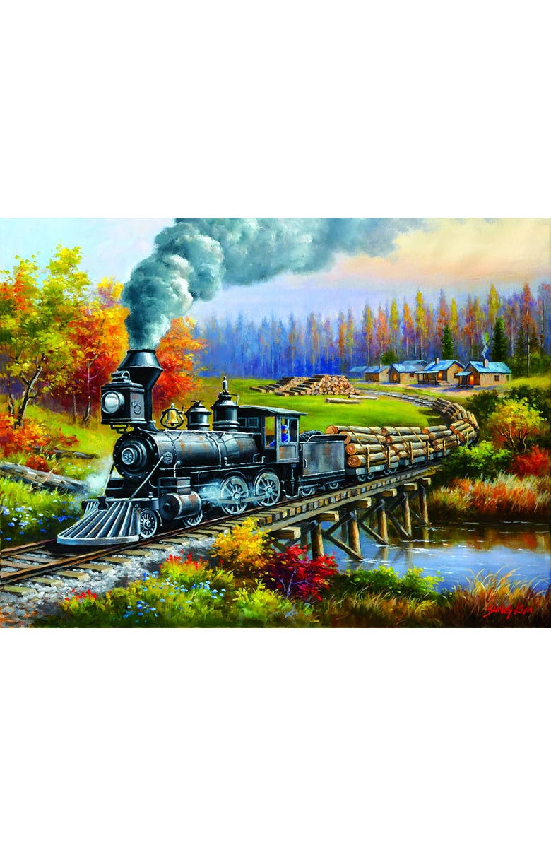 Sunsout Logging Camp Run 1000 piece Jigsaw Puzzle for Adults, Alternate, color, Multicolor
