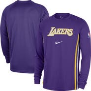 Nike Men's Nike Purple Los Angeles Lakers 2025/26 Authentic Pre-Game Legend Dri-FIT Long Sleeve Shooting Shirt