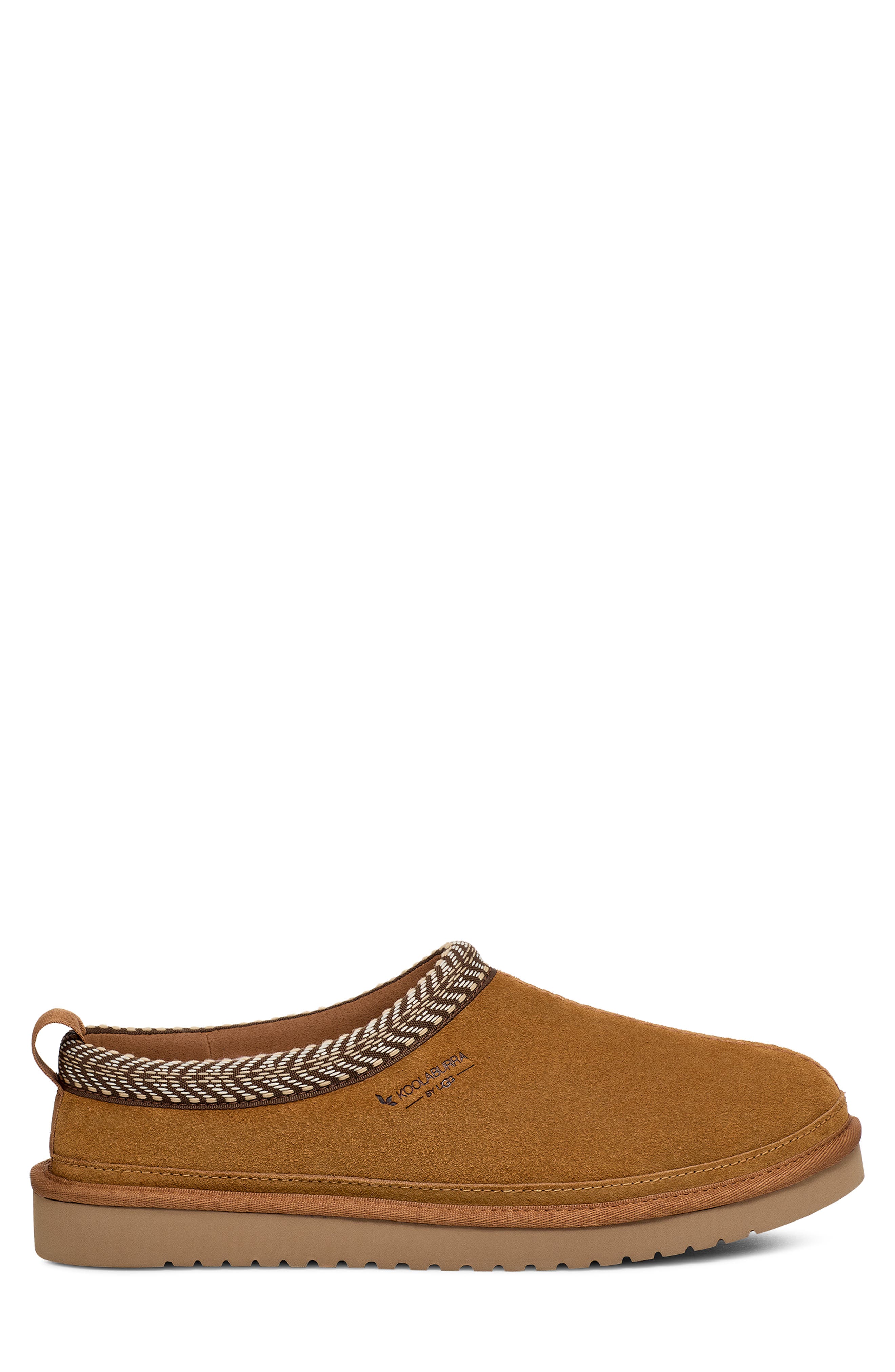 Koolaburra by UGG<sup>®</sup> Burree Faux Shearling Lined Slipper, Alternate, color, Chestnut