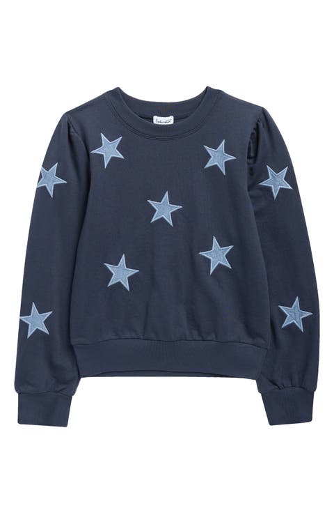 Kids' Stars Crewneck Sweatshirt (Big Kid)