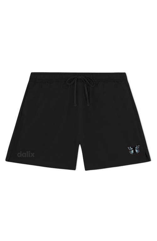 Dalix Womens Butterfly Midweight Active Shorts In Black