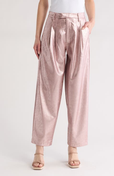 The Pleated Metallic Starlet Pants