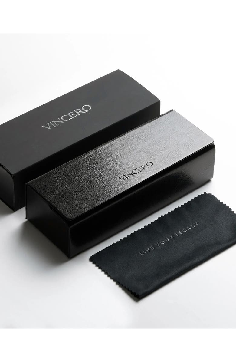 Vincero Aiden 50mm Polarized Square Sunglasses, Alternate, color, 