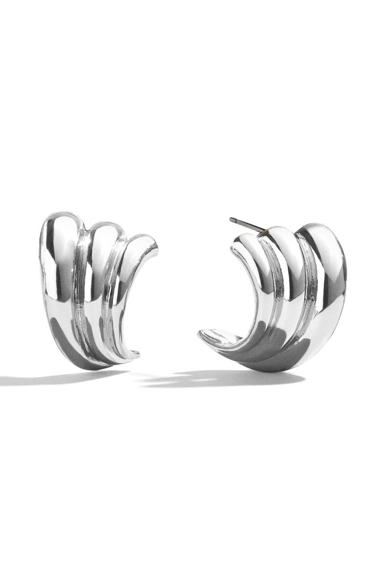 BaubleBar Mona Earrings, Main, color, Silver