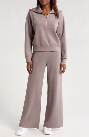 SPANX® AirEssentials Shimmer Wide Leg Pants | Nordstrom