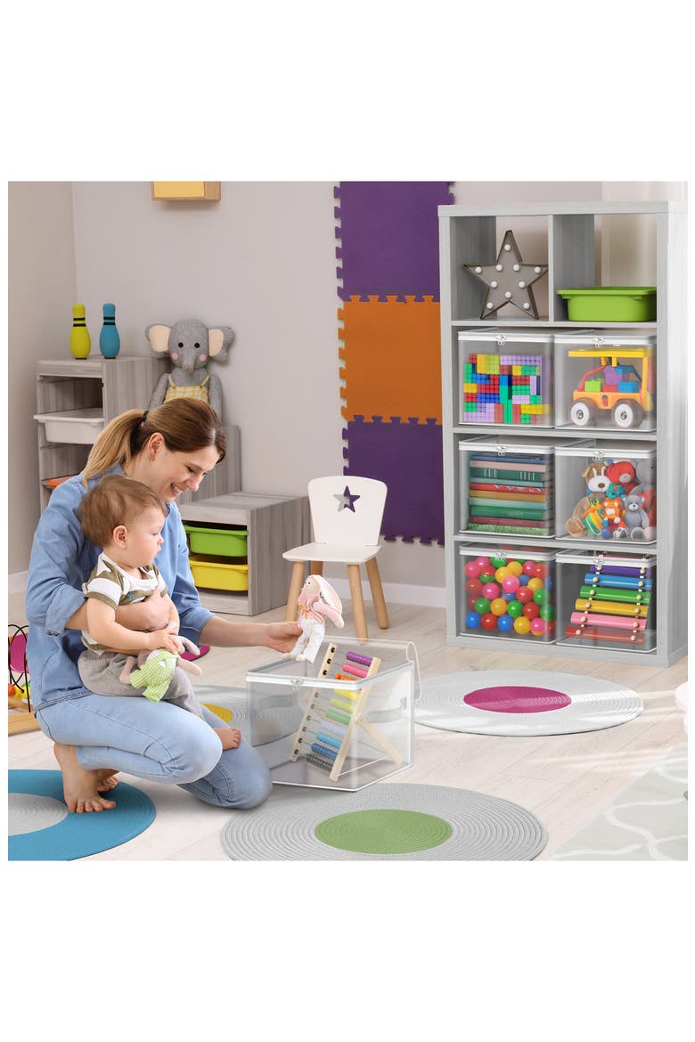 Clear Storage Cube, Alternate, color, NO COLOR