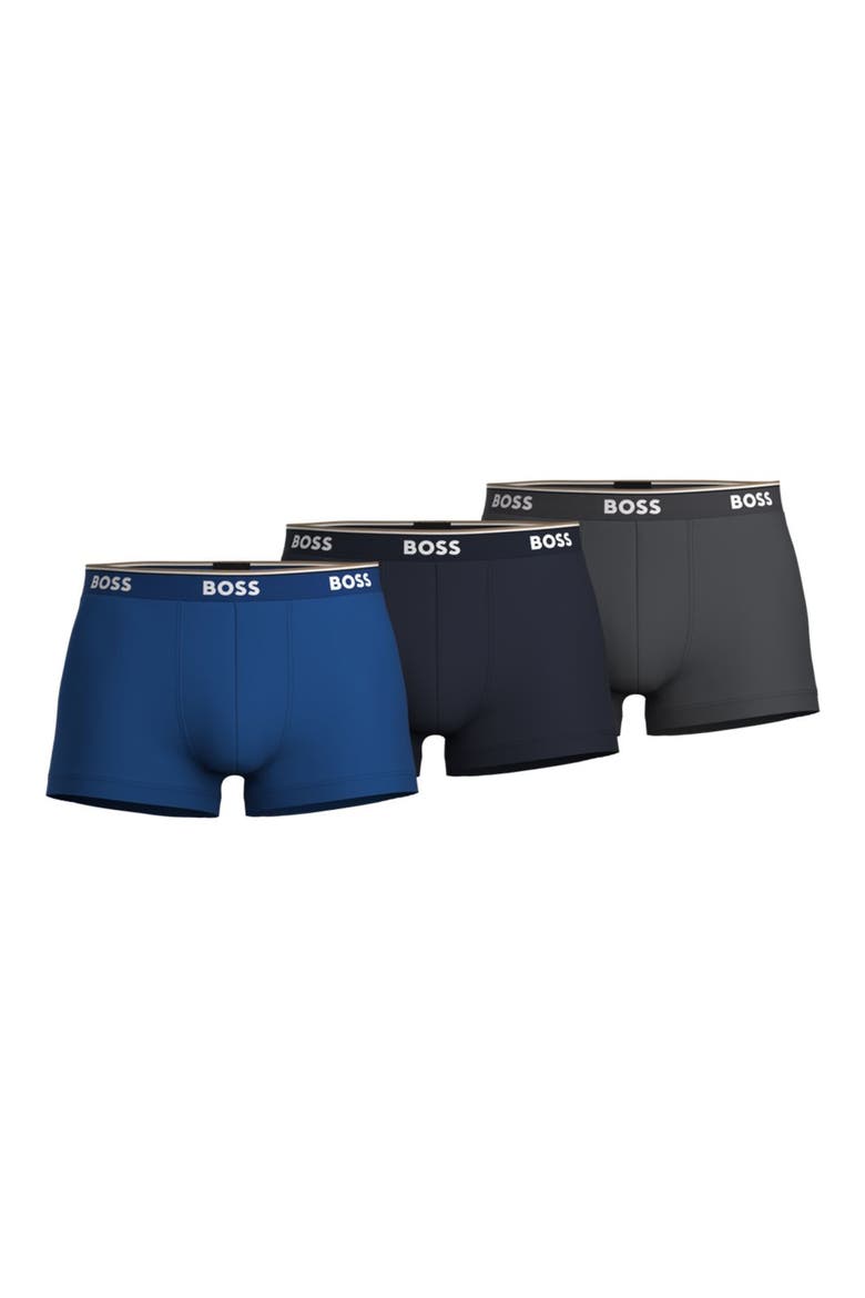 3-Pack Power Stretch Cotton Trunks, Main, color, OPEN BU