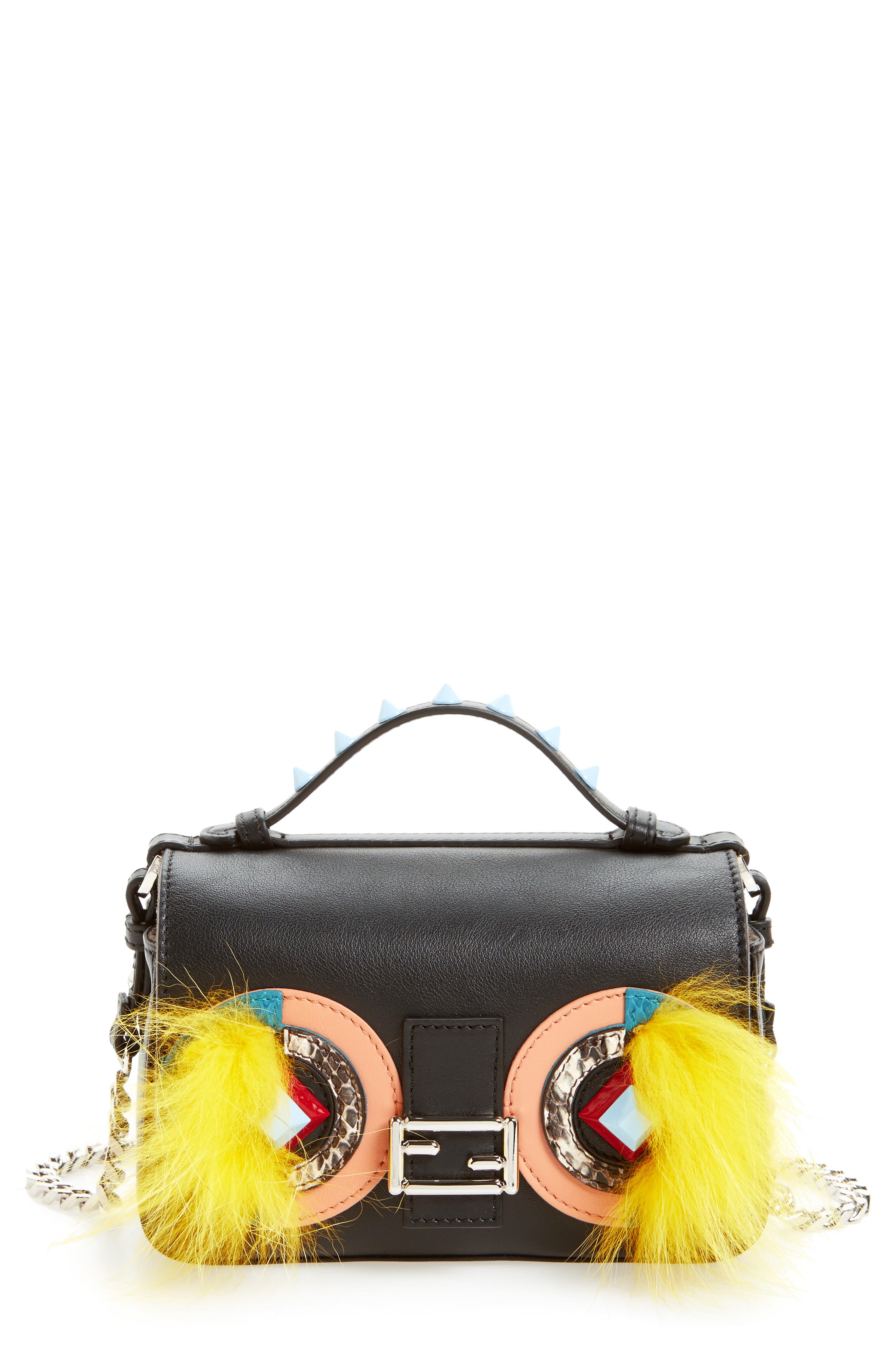 Fendi , Main, color, Black/ Yellow/ Palladium