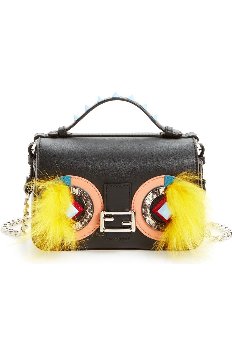 Fendi , Main, color, Black/ Yellow/ Palladium