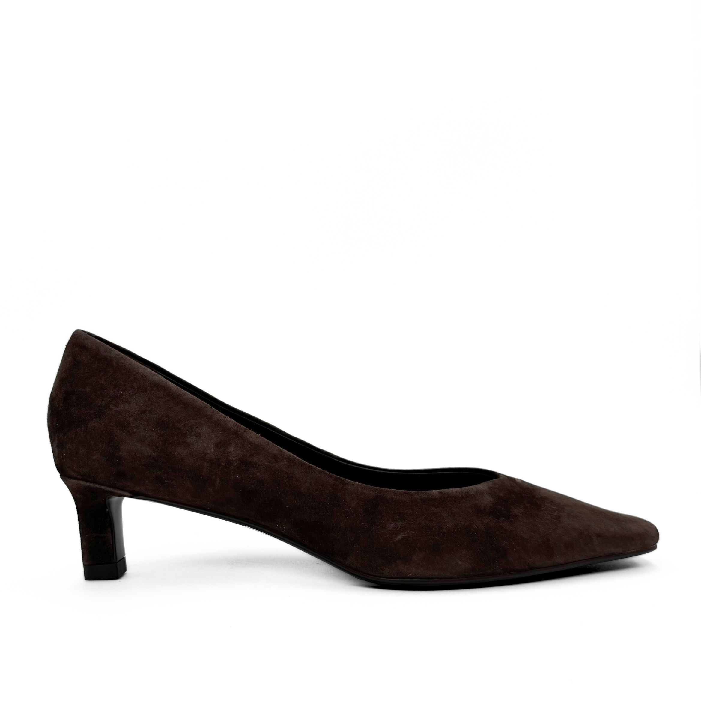 Blair Kitten Heel Pumps, Main, color, Brown Suede