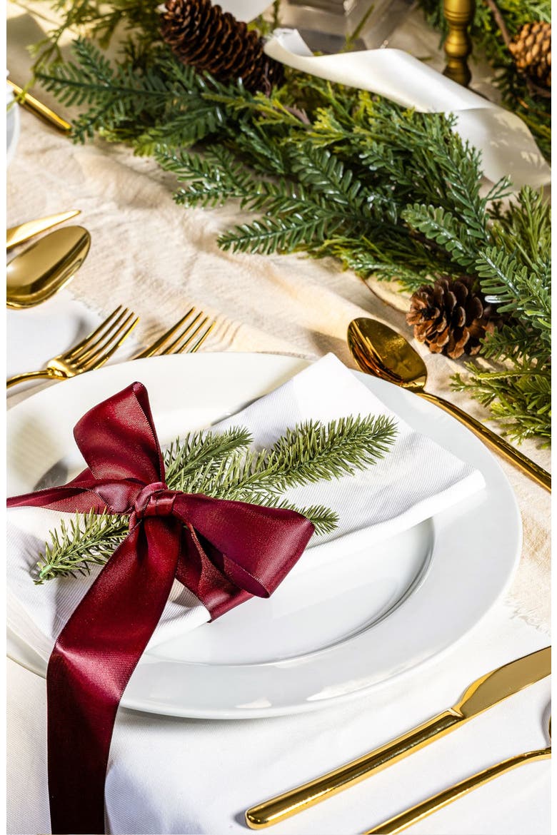 Emilia Mirror 20 Piece Flatware Set, Alternate, color, Gold