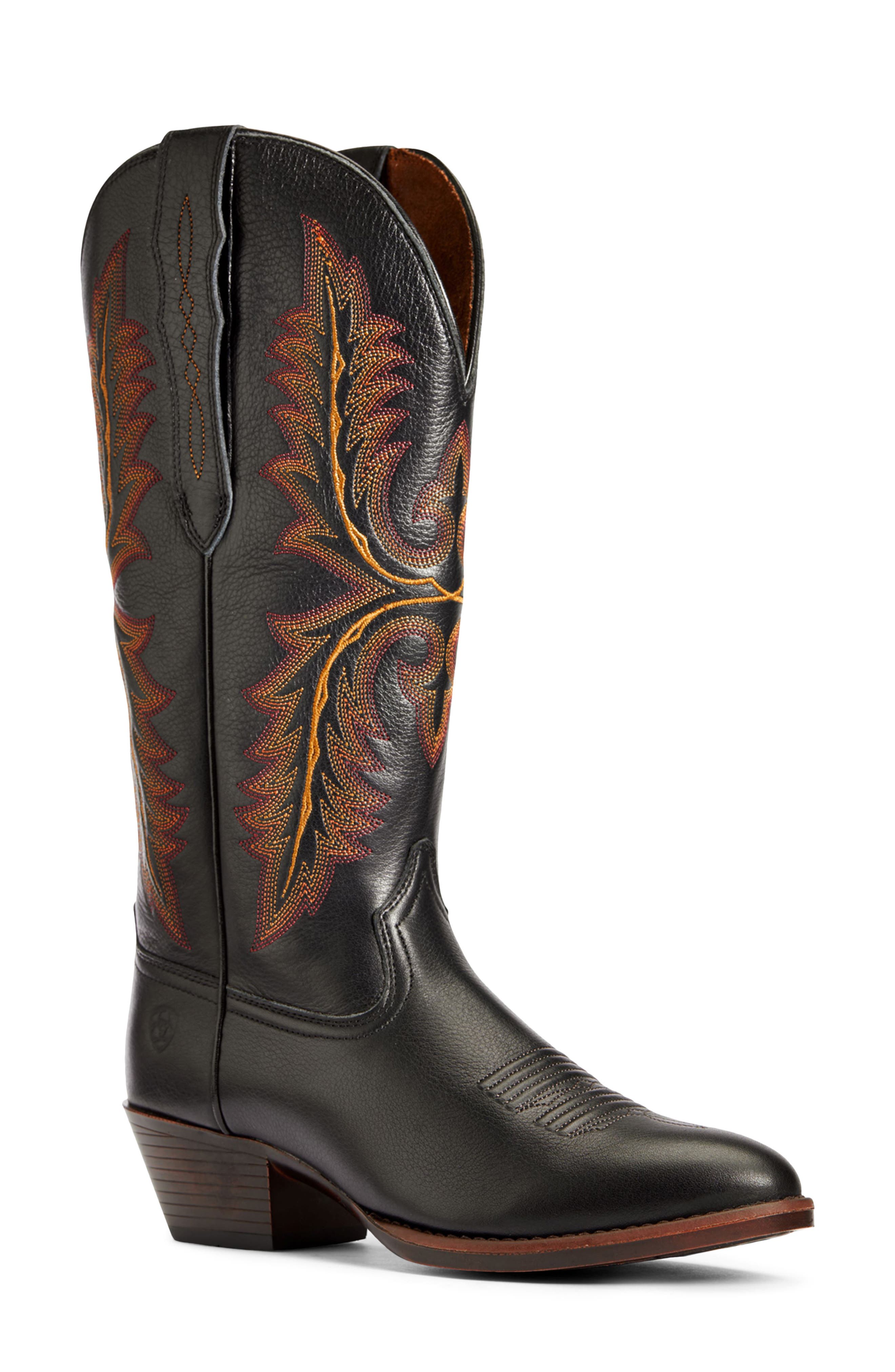Ariat Heritage Elastic Western Boot, Main, color, 